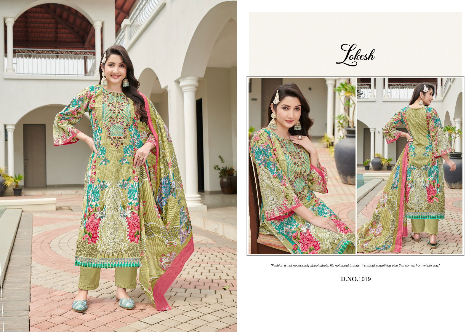 Muskan By Lokesh Cemric Cotton Printed Dress Material Exporters In India
